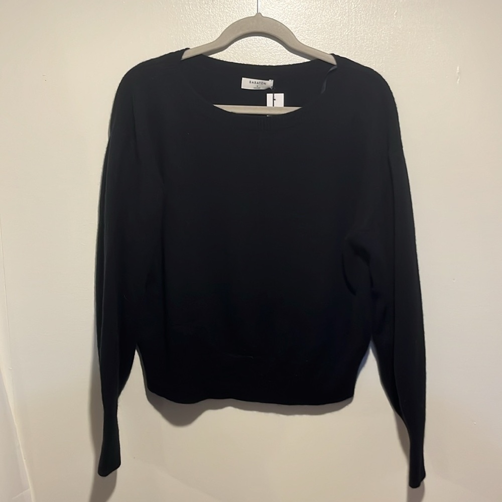 NWT! Babaton Black Session Luxe Cashmere Sweater